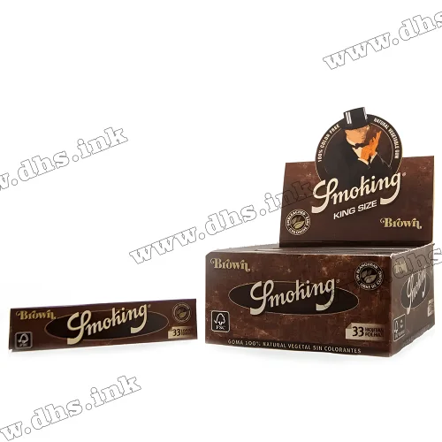 Папір для самокруток Smoking Brown King Size в уп. 32 шт